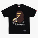 Bape X Coca-cola Ape Head Tee Black