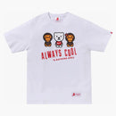 Bape X Coca-cola Milo Tee White