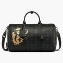 BAPE X MCM POTTOMAR LUNAR Año Nuevo Visetos Medium Weekender Bag Negro