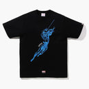 BAPE X Marvel Comics Widow Widow Camiseta Negro