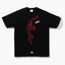 Bape X Marvel Comics Spider-Man Tea Black