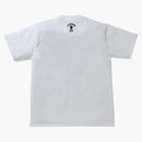 Bape X Medicom Toy Bearbrick Camo Bear College Tee White