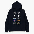 BAPE X Vecindario Relajado Relajado Capiudad sudadera Armada