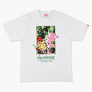 BAPE X Pink Panther ABC Camo Wall Tee White