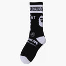 Bape X Saint Mxxxxxx Socks Charcoal