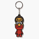 BAPE X Sesame Street Silicon Keychain Red