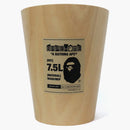 BAPE X UMBRA WOODROW Trash Can Beige