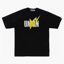 Bape X Union Pigment Dyed Sta Tee Black