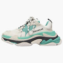 Balenciaga Triple S White Grey Turquoise (Women's)