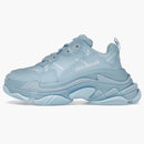 Balenciaga All Over Logo Triple S Blue Gray (Women's)