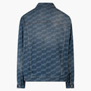 Balenciaga BB Monogram Denim Chaqueta azul