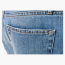 Balenciaga Cropped Straight Leg Jeans Blue