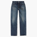 Balenciaga maschile rilassato Selvedge pesante jeans fit jeans blu navy blu