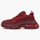 Balenciaga Triple S Borgoña Rojo