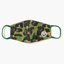BAPE ABC CAMO Face Mask Green