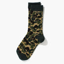 Bape Abc Jacquard Socks Socks Green