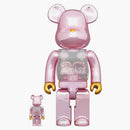 Bearbrick 2g Exclusive 100% & 400% Set Pink Gold Chrome Ver.