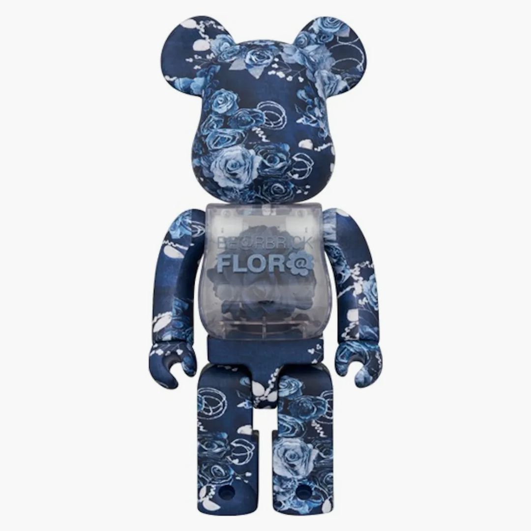Bearbrick Flor@ denim 400 - buy at Hypeneedz