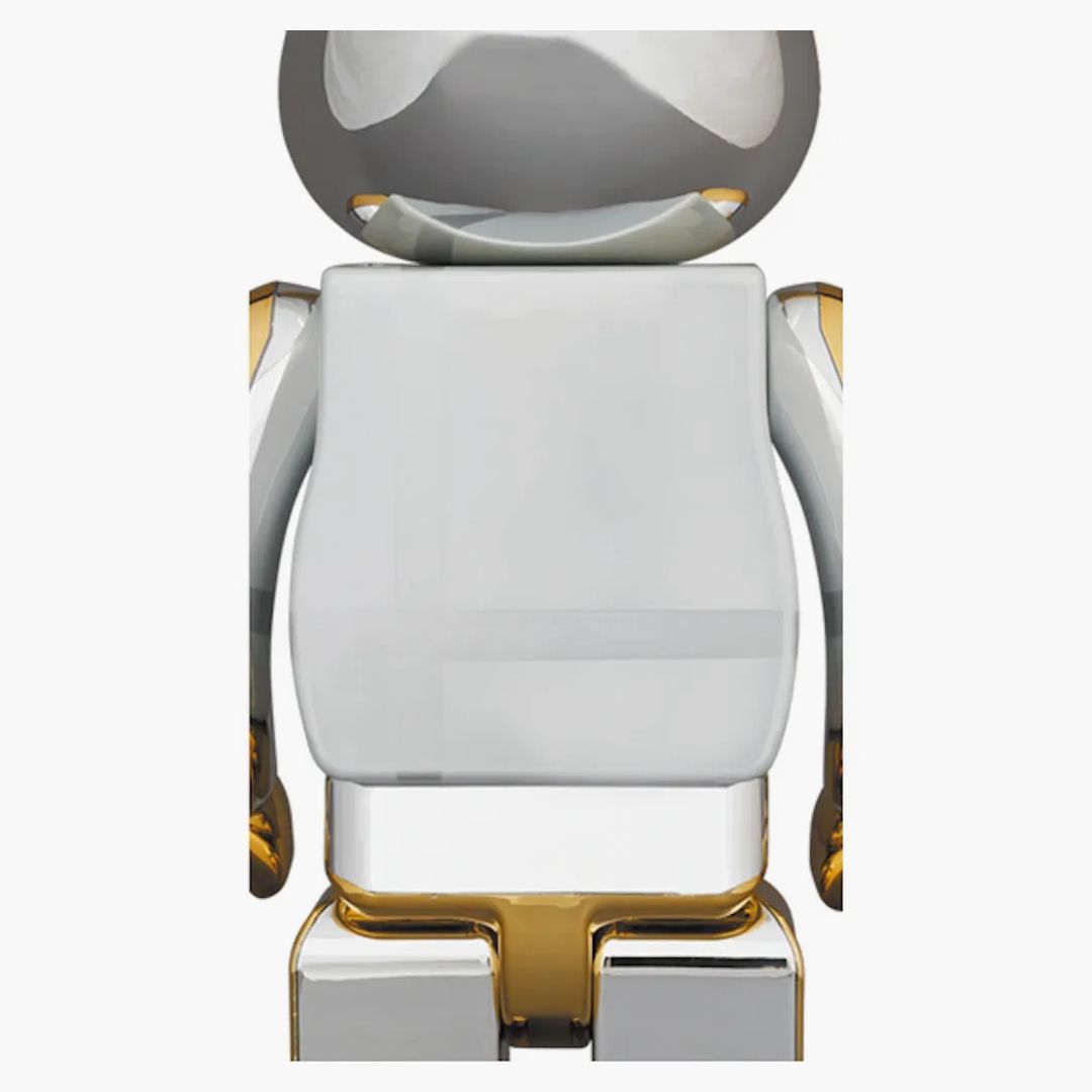 MEDICOM TOY - GOLD CHROME Ver. 100％ &amp; 400％ Bearbrick Garfield (Gold Chrome Version) 100% and 400% by