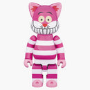 Bearbrick Nyabrick Cheshire Cat 400% Pink/white