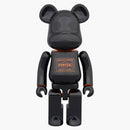 Bearbrick Superalloy Porter 200% negro/naranja