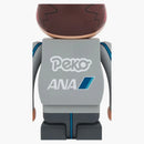 Bearbrick x Ana Original Poco-chan a peko-chan kapitán 1000% set