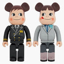 Bearbrick x Ana Original Poco-chan a peko-chan kapitán 1000% set