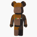 Bearbrick X Atmos X Sean Wotherspoon 1000% Brown