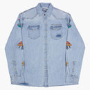 Billionaire Boys Club Hillside Long Sleeve Shirt Blue/Denim