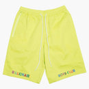 Billonario Boys Club sonríe pantalones cortos amarillos/lima