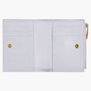 Bottega Veneta Bi-fold Zip Wallet Intreccio Mirth Washed