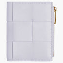 Bottega Veneta Bi-fold Zip Wallet Intreccio Mirth Washed