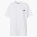 Burberry monogram motiv bomull överdimensionerad t-shirt vit