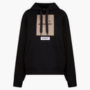 Burberry Women's Frontal Logo Organic Cotton Sweatshirt Black
