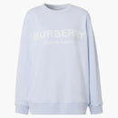 Burberry Women's Logo Sweinshirt Blue pálido