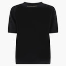 Burberry Womens Maglioncino Sari S/S Knit Sweater Negro