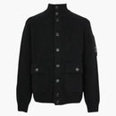 C.p. Company Button Up Cardigan Black