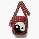 Cactus Plant Flea Market Check Adventure Bag Red