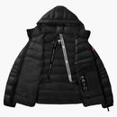 Kanada husa crofton dolů Slim Fit Hooded bunda černá
