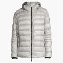 Kanada husa crofton dolů Slim Fit Hooded bunda stříbrná bříza