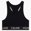 Celine Technical Jersey Bra Black
