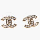Chanel Crystal CC 2021 Pendientes de oro