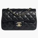 Bolso de colgajo chanel mini negro