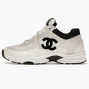 Chanel Low Top Trainer Suede White Black (women's)