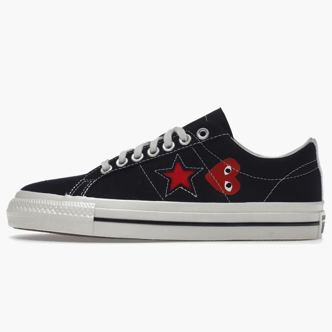 Comme des garcon play × converse ワンスター 海外7月28日発売予定】プレイ コム デ ギャルソン × コンバース