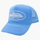 Corteiz alcatraz trucker has baby blue