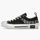 Dior B23 Low Černá bílá šikmá