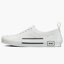 Dior B23 Low Bílé šikmé plátno