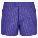 Dior Oblique Short Swim Shorts Bleu