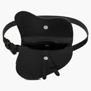 Dior Saddle Belt Bag Grained Calfskin Black